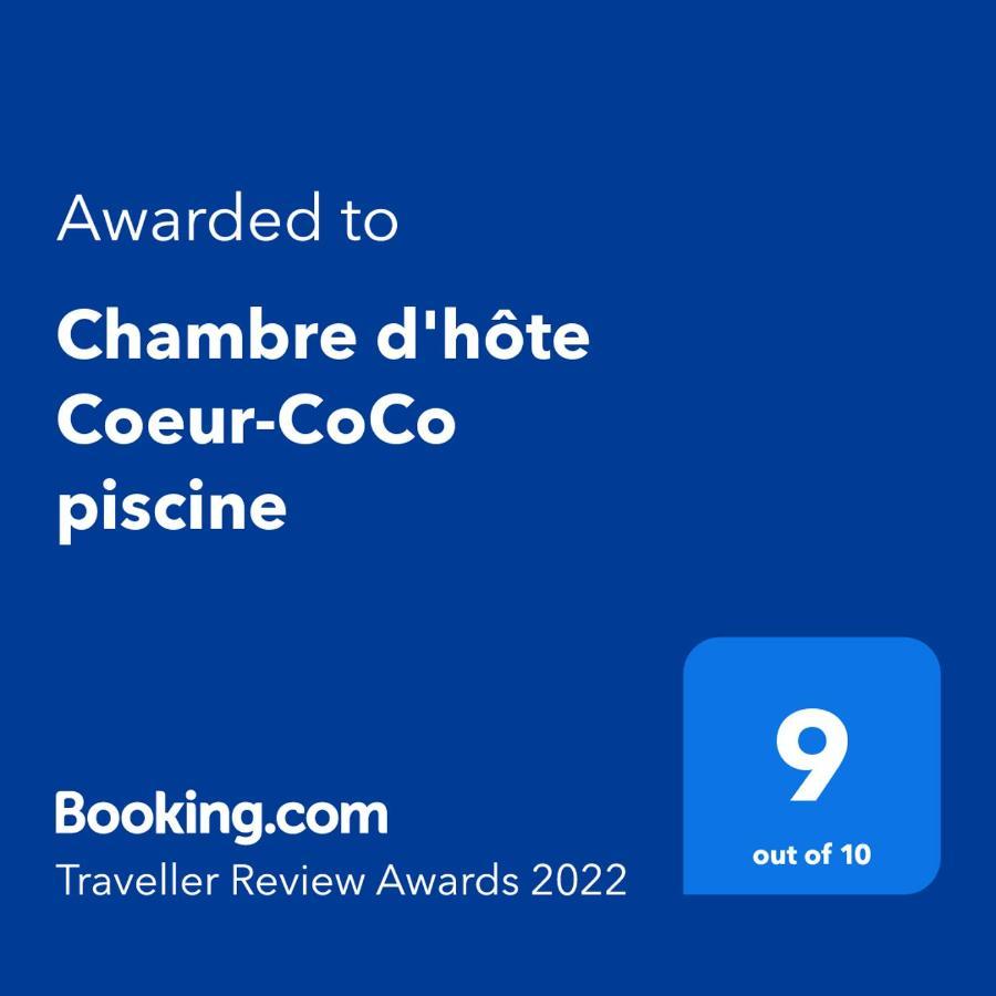 Chambre D'Hote Coeur-Coco Piscine Saint-Francois  Exteriör bild