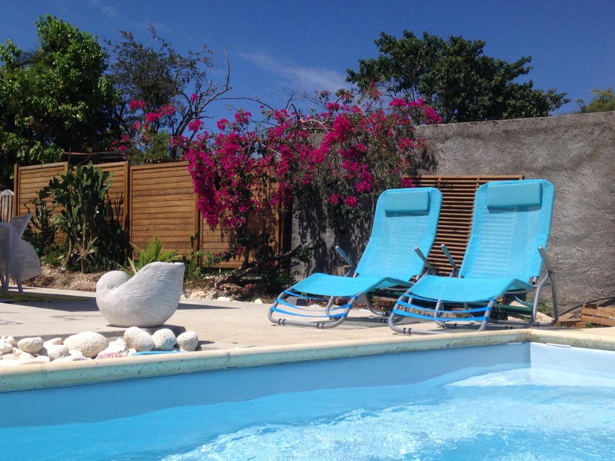 Chambre D'Hote Coeur-Coco Piscine Saint-Francois  Exteriör bild